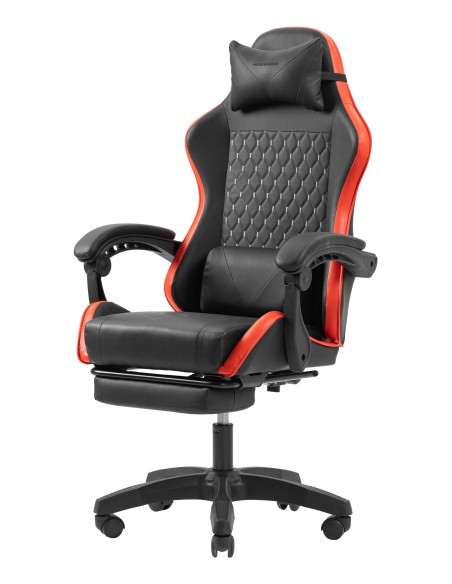 Mars Gaming MGC-X Silla para videojuegos de PC Asiento acolchado Negro, Rojo