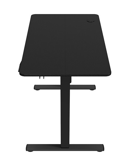 Mars Gaming MGD-ERGOPRO, Mesa Ajuste Altura Eléctrico 73-118cm, Superficie Ergonómica Fibra Carbono, Estructura Metálica,