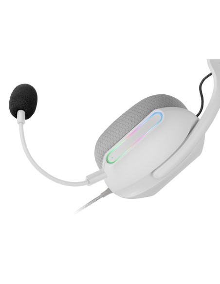 Mars Gaming MH-PROW Auriculares Alámbrico Diadema Juego USB tipo A Blanco