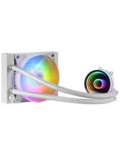 Mars Gaming ML-ONE120, Refrigeración Líquida CPU, TDP 200 W, Espejo Infinito, Ventilador FRGB Silencioso, Multisocket