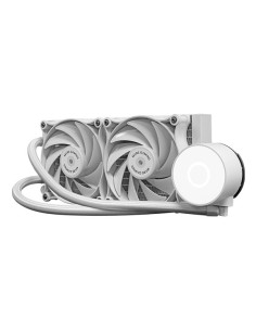 Mars Gaming ML-PRO240, Refrigeración Líquida CPU Profesional, TDP 450W, 2 Ventiladores FDB Ultra-silenciosos, Bomba 2