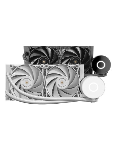 Mars Gaming ML-PRO240, Refrigeración Líquida CPU Profesional, TDP 450W, 2 Ventiladores FDB Ultra-silenciosos, Bomba