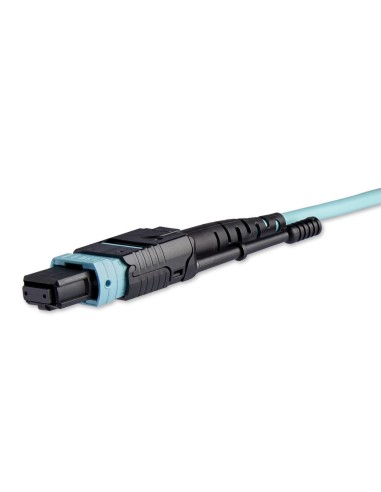 StarTech.com MPO8LCPL3M Cable de fibra óptica e InfiniBand 3 m MPO MTP 8x LC Color aguamarina