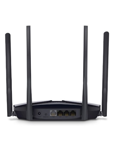 Mercusys MR80X router inalámbrico Gigabit Ethernet Doble banda (2,4 GHz   5 GHz) Negro