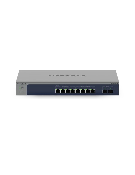 NETGEAR 8-Port Multi-Gigabit 10G Ethernet Smart Switch with 2 SFP+ Ports (MS510TXM) Gestionado L2+ 10G Ethernet