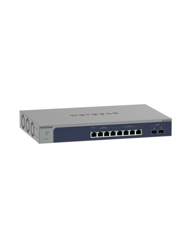 NETGEAR 8-Port Multi-Gigabit 10G Ethernet Smart Switch with 2 SFP+ Ports (MS510TXM) Gestionado L2+ 10G Ethernet
