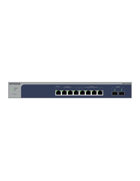 NETGEAR 8-Port Multi-Gigabit 10G Ethernet Smart Switch with 2 SFP+ Ports (MS510TXM) Gestionado L2+ 10G Ethernet