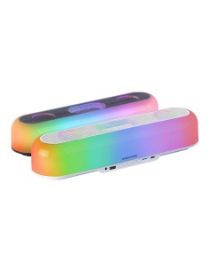 Mars Gaming MSB-ORB, Altavoz Portátil + Barra de Sonido 20W, Iluminación Orbilight RGB 360º, Soundbar con Sistema de Triple 2