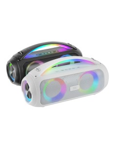 Mars Gaming MS-PULSE, Altavoz Bluetooth Portátil 50W RMS, Iluminación RGB, 2 Drivers Activos 93mm + 2 Drivers Pasivos 2