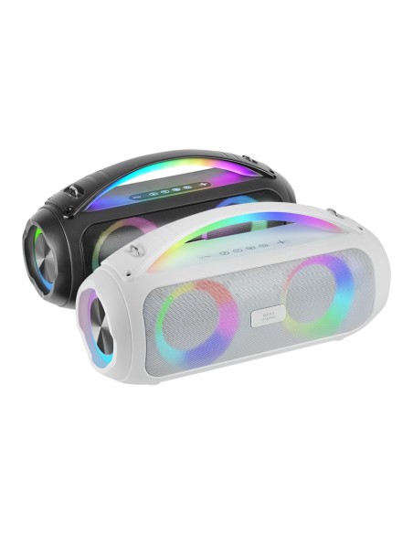 Mars Gaming MS-PULSE, Altavoz Bluetooth Portátil 50W RMS, Iluminación RGB, 2 Drivers Activos 93mm + 2 Drivers Pasivos