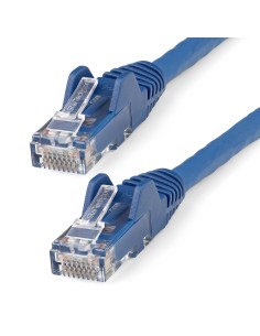 StarTech.com Cable Ethernet CAT6 de 1m - LSZH - Cable de Red de 10 Gigabits de 650MHz y PoE de 100W UTP sin Enganches