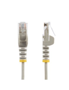StarTech.com Cable Cat6 de 1m - Delgado - con Conectores RJ45 sin Enganches - Gris 2