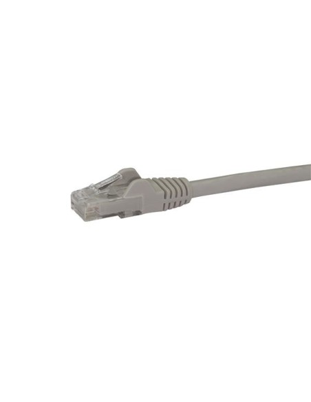 StarTech.com Cable de 10m Gris de Red Gigabit Cat6 Ethernet RJ45 sin Enganche - Snagless