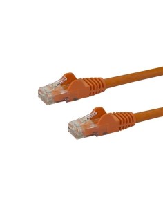 StarTech.com Cable de 2m Naranja de Red Gigabit Cat6 Ethernet RJ45 sin Enganche - Snagless