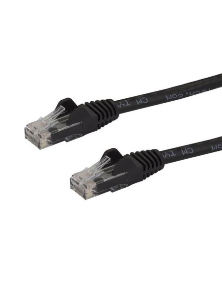 StarTech.com Cable de Red Ethernet Snagless Sin Enganches Cat 6 Cat6 Gigabit 3m - Negro