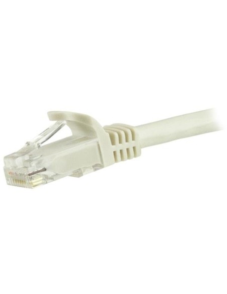 StarTech.com Cable de Red Ethernet Cat6 Snagless de 3m Blanco - Cable Patch RJ45 UTP