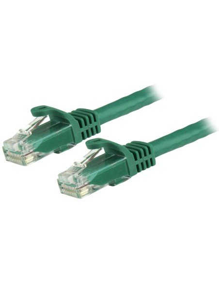 StarTech.com Cable de 5m Verde de Red Gigabit Cat6 Ethernet RJ45 sin Enganche - Snagless
