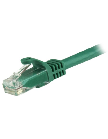 StarTech.com Cable de 5m Verde de Red Gigabit Cat6 Ethernet RJ45 sin Enganche - Snagless