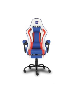Activision NASA Discovery Silla para videojuegos de PC Asiento acolchado Azul, Rojo, Blanco