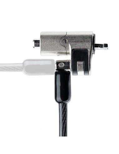 StarTech.com NANOK-LAPTOP-LOCK cable antirrobo Negro, Plata 2 m