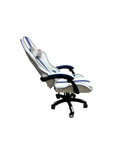 NASA AT012BIS-WB silla para videojuegos Butaca para jugar Asiento acolchado Azul, Blanco 2