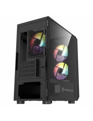 Nfortec NF-CS-DYS-B carcasa de ordenador Torre Negro