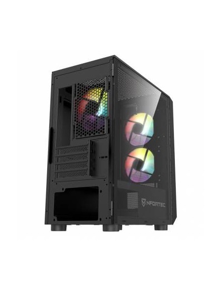 Nfortec NF-CS-DYS-B carcasa de ordenador Torre Negro