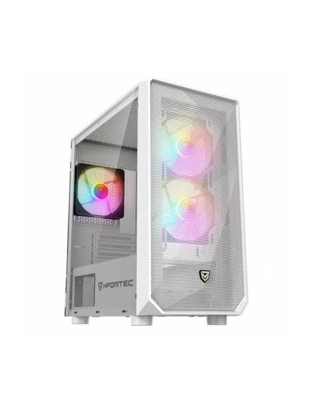 Nfortec NF-CS-DYS-W carcasa de ordenador Torre Blanco