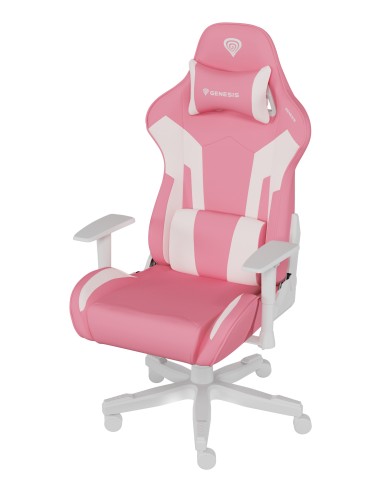 GENESIS Nitro 710 Silla para videojuegos de PC Asiento inflable Blanco