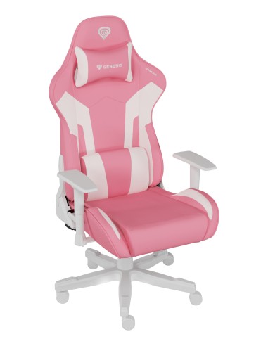 GENESIS Nitro 710 Silla para videojuegos de PC Asiento inflable Blanco