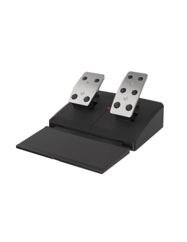 GENESIS Seaborg 400 Negro, Plata USB Volante + Pedales Nintendo Switch, PC, PlayStation 4, Playstation 3, Xbox 360, Xbox One,