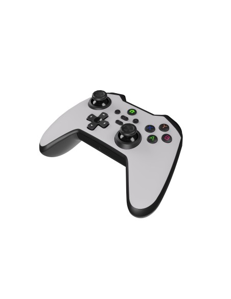 GENESIS Mangan 400 Blanco Bluetooth Gamepad Analógico Digital Android, MAC, Nintendo Switch, PC, iOS