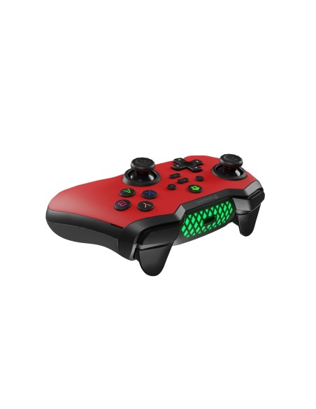 GENESIS Mangan 400 Rojo Bluetooth Gamepad Analógico Digital Android, MAC, Nintendo Switch, PC, iOS