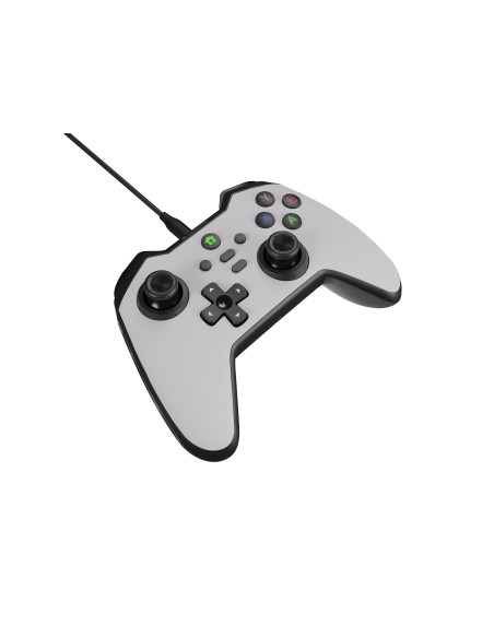 GENESIS Mangan 300 Blanco USB Gamepad Analógico Digital Android, Nintendo Switch, PC