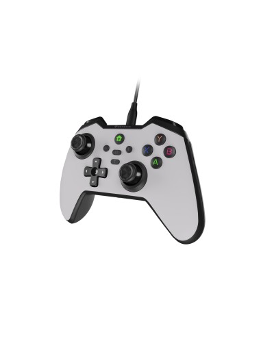 GENESIS Mangan 300 Blanco USB Gamepad Analógico Digital Android, Nintendo Switch, PC