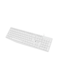 NATEC NKL-1949 teclado Universal USB QWERTY Español Blanco