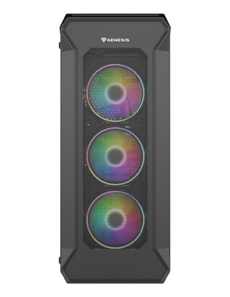 GENESIS Irid 505 ARGB Midi Tower Negro, Transparente
