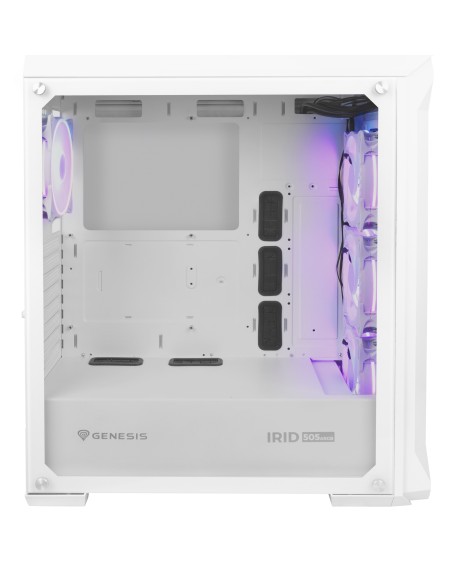 GENESIS Irid 505 ARGB Midi Tower Blanco