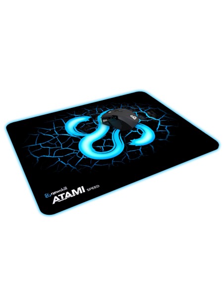 Newskill Gaming Newskill Atami Speed Tamaño XL - Alfombrilla Gaming Profesional (Borde Cortado a Laser, Superficie Speed), Negro