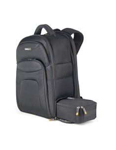 StarTech.com Mochila Ergonómica con Carcasa de Accesorios Removible para Ordenador Portátil de 17,3 Pulgadas - Morral para