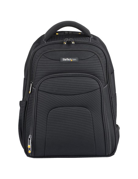 StarTech.com Mochila Ergonómica con Carcasa de Accesorios Removible para Ordenador Portátil de 17,3 Pulgadas - Morral para