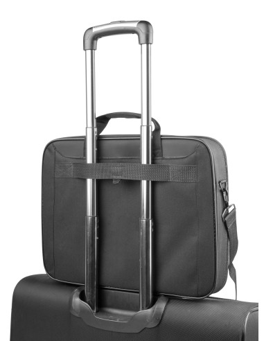 NATEC Doberman 39,6 cm (15.6") Maletín Negro