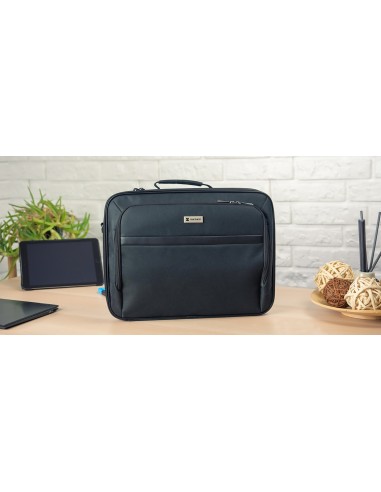 NATEC Boxer Lite 39,6 cm (15.6") Maletín Negro