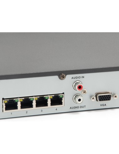 LevelOne NVR-0504 Grabadore de vídeo en red (NVR) Negro