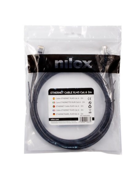 Nilox Cable RJ45 CAT.6 de - 2 metros