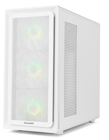 NOX Hummer NXHUMMERAEROWH carcasa de ordenador Midi Tower Blanco