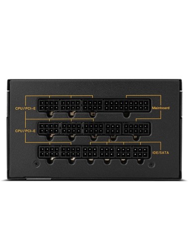 NOX Hummer X 850W PLUS GOLD unidad de fuente de alimentación 24-pin ATX Negro