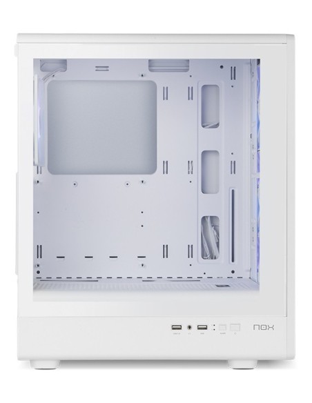 NOX Infinity IOTA Midi Tower Blanco