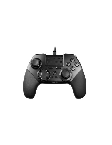 Krom Kaiser Negro USB Gamepad Analógico Digital PC, PlayStation 4, Playstation 3
