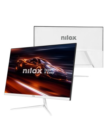Nilox MONITOR 24 IPS 200HZ 1MS HDMI Y DP pantalla para PC 60,5 cm (23.8") 1920 x 1080 Pixeles Full HD LCD Blanco